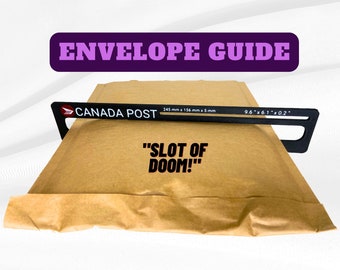 Canada Post Envelope Measurement Guide | Actual Size Slot of Doom | Canada Post Standard and Oversized - Free Shipping