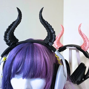 Dragon Horn Headphone Attachment | Horn Headphone Accessories | Twitch Streaming Props