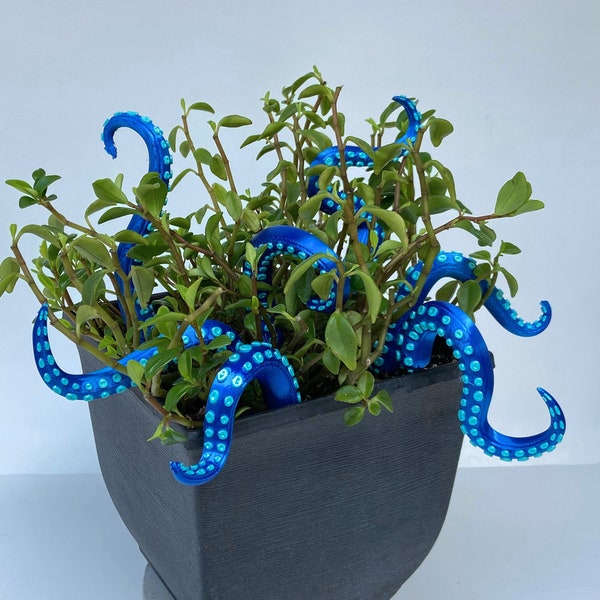 Accessoires de décoration pour plantes d'intérieur - Lot de 7 tentacules de monstre marin