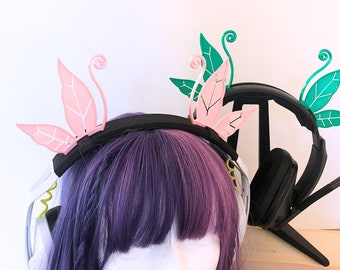 Kawaii Butterfly Headset Accessory | Colorful Butterfly Headphone Attachment |  Twitch Streamer Gift