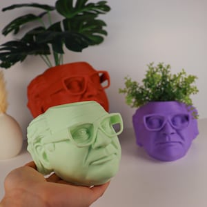 Danny Levito Frank Reynolds Head Planter or Pen Holder | Funny Gag Gift | Its Always Sunny