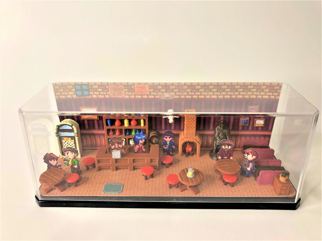 Stardew Valley Diorama Stardrop Saloon Etsy