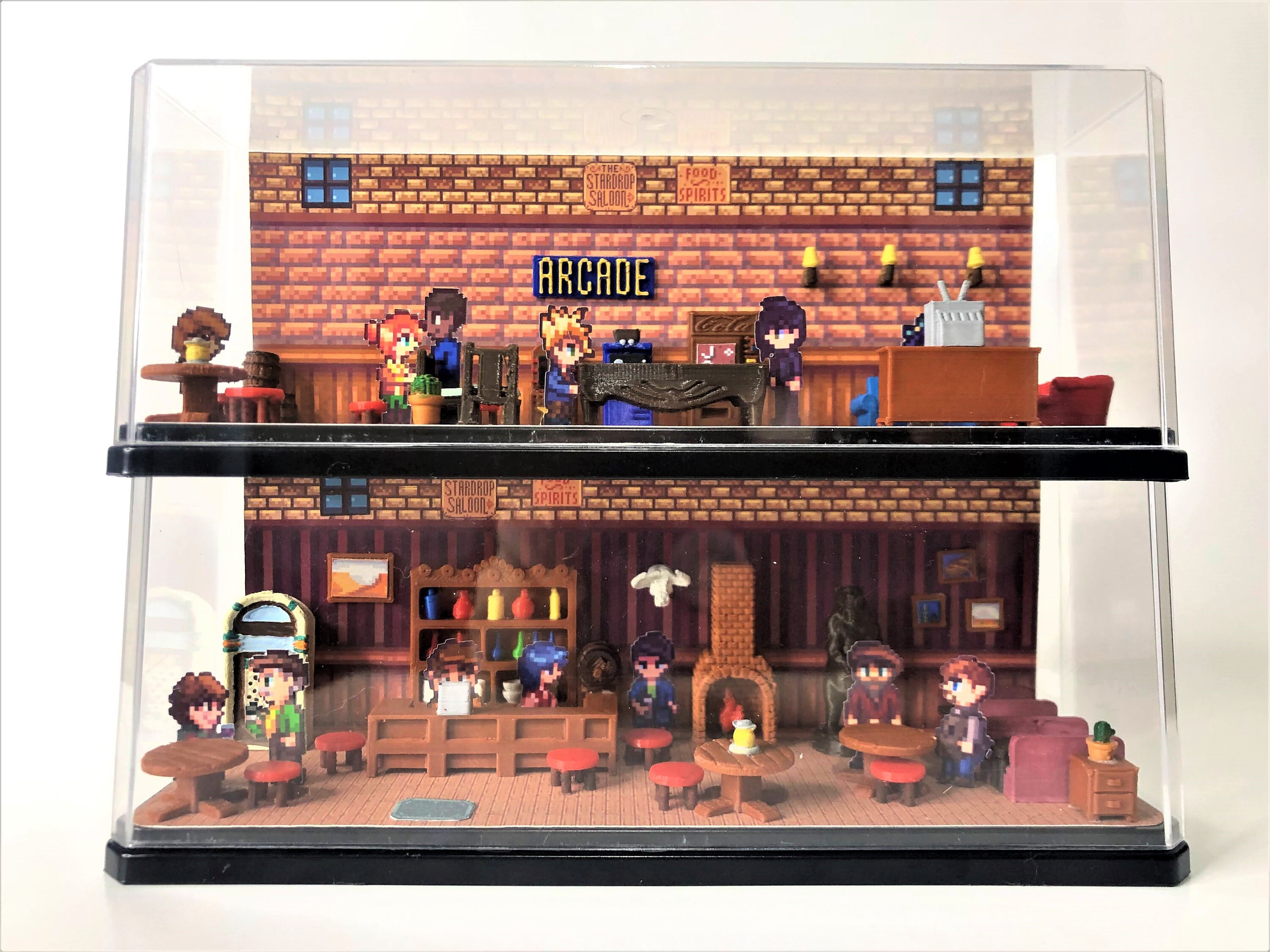 Stardew Valley Diorama Stardrop Saloon Etsy Ireland