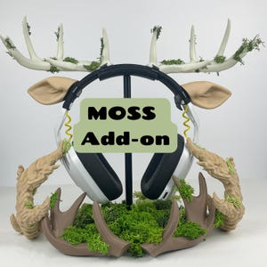Moss Add-on for Headphone Attachments or Cosplay Horns