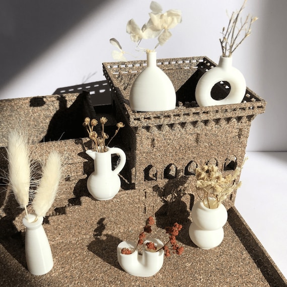 Mini Vase Ceramic Magnet – Cute Home & Kitchen Décor