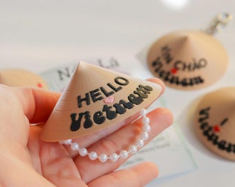 Vietnamese Conical Hat Keychain | Non La Cultural Keychain