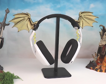 Dragon Wings Headphone Attachment | Cosplay, Twitch Streaming Prop
