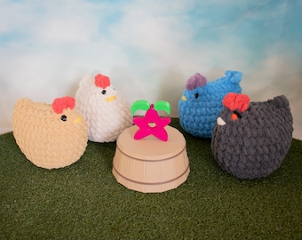 Stardew Valley Chicken Plushie | Stardew Valley Gamer Gift