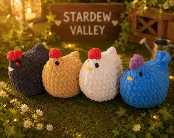 Stardew Valley Huhn Stofftier | Stardew Valley Gamer Geschenk