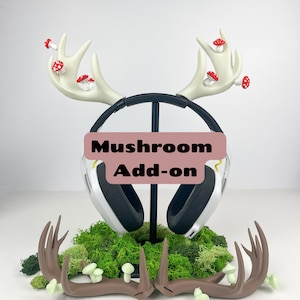 Mushroom Add-on for Headphone Attachments or Cosplay Horns