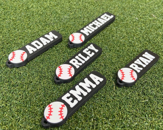 Baseball Custom Keychain | Baseball and Sport Themed Gift | Gift under 15