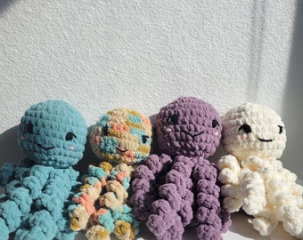Crocheted Octopus Plush Toy, Baby Shower Gift