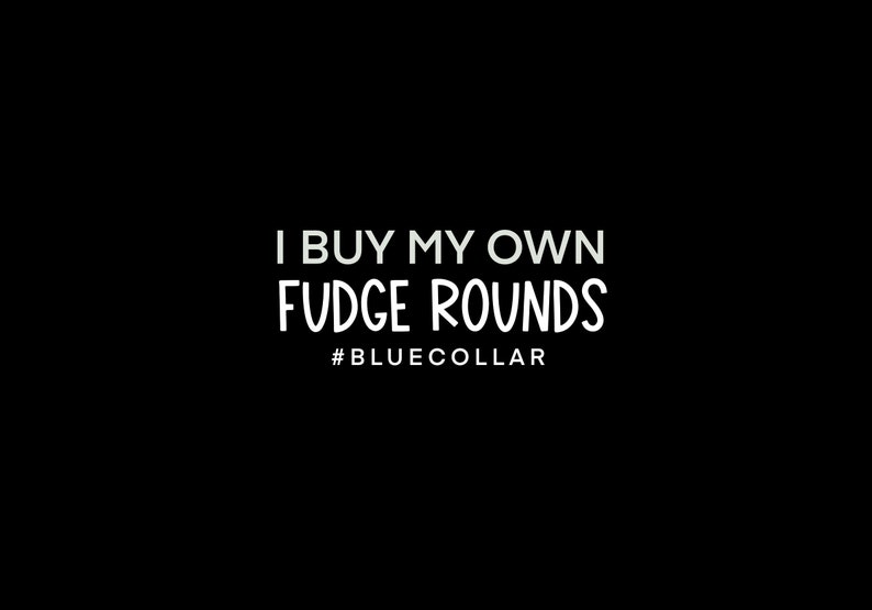 I Buy My Own Fudge Rounds Decal  Etsy