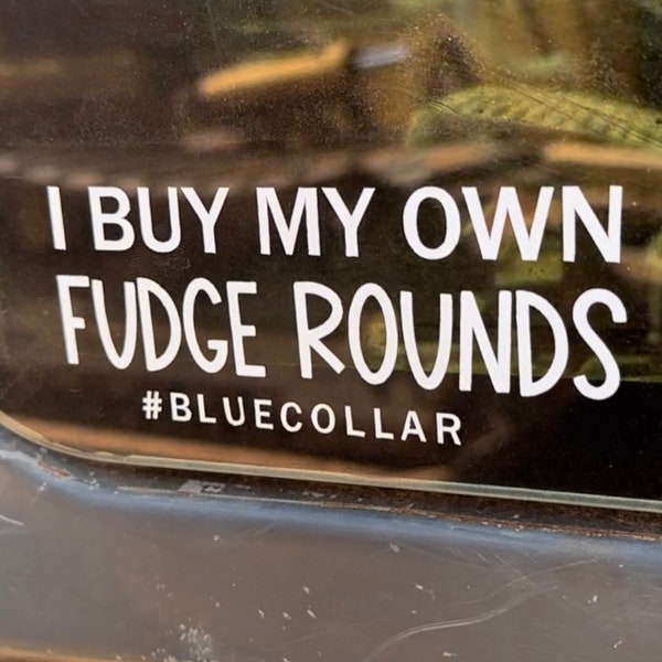 I Buy My Own Fudge Rounds Svg  Etsy