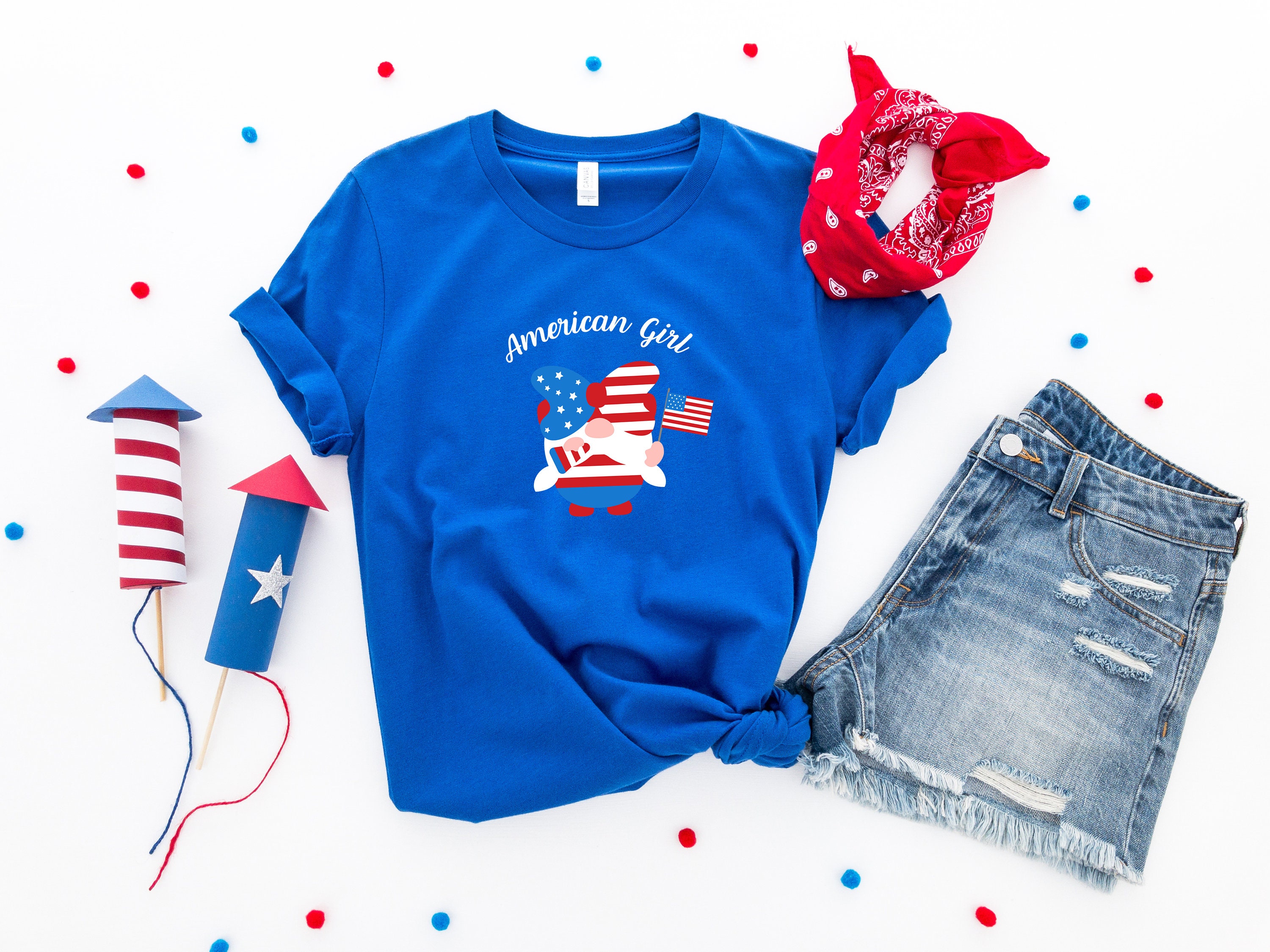 4th July Girl ShirtUSA ShirtFreedom Shirt Fourth Of July Etsy