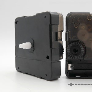 Kwarts uurwerk, 10,5 mm as zonder schroefdraad, doe-het-zelf tafelklokken, zeer stil glijdend, NIEUW