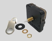 Quartz movement 22.5 mm shaft f. DIY wall clocks without ticking very quiet gliding NEW Dial thick up to 12 mm