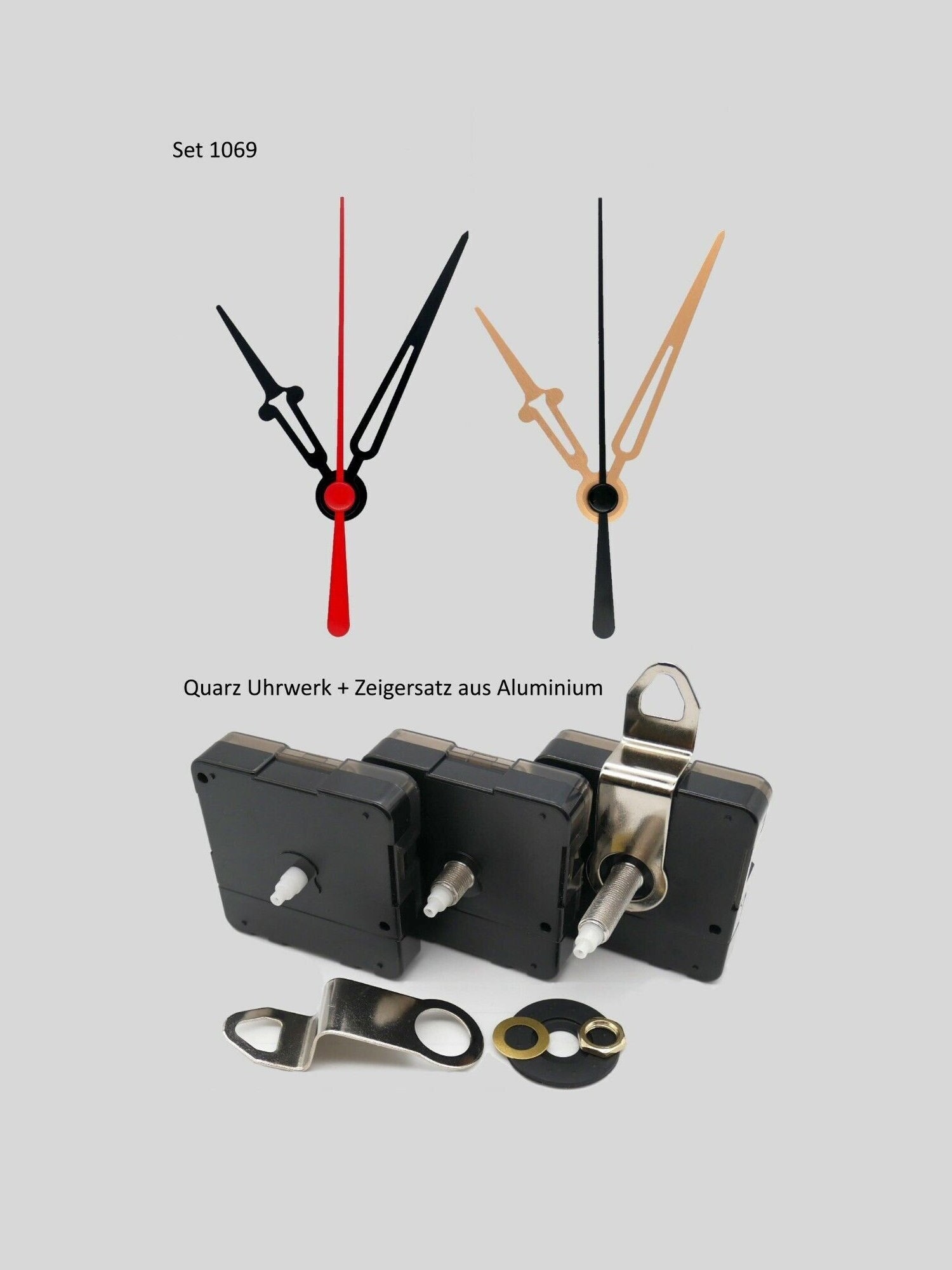 GOTRUST Uhrwerk Für Wanduhr Lautlos, Quarzuhrwerk Mechanismus