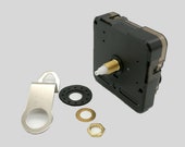 Quartz movement 20 mm shaft f. DIY wall clocks without ticking very quiet gliding NEW Dial thick up to 9 mm