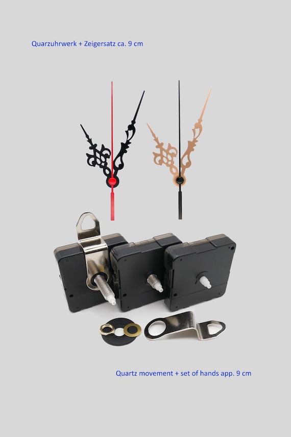 Ricambio Orologio Lancette 20 Cm 24 Cm 26 Cm Con Movimento Al