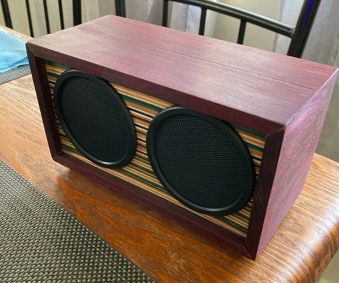 Speaker Box Recycled Skateboards & Domestic/exotic Hardwood Etsy