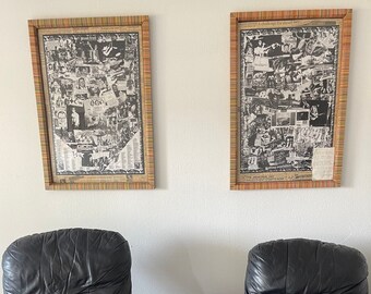 Recycled Skateboard & Walnut Picture Frame