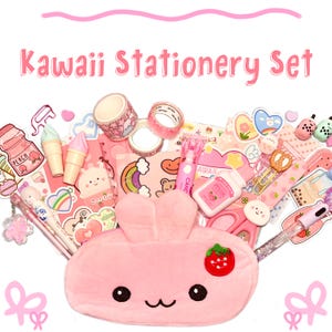 Kawaii Stationery Set | Cute Journaling Bundle | Japanese Stationary Kit | School Supplies | Pen Pal Letter Starter Kit | Scrapbooking