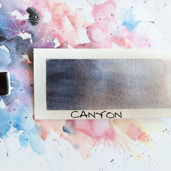 Canyon Handmade Watercolor Paint 1 half pan