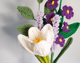crocheted bouquet | special thank you | gift idea for colleagues | crocheted flowers | sustainable bouquet