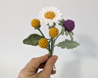 Crocheted mini bouquet | small gift | small thank you | gift idea for colleagues and friends