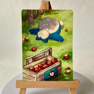 Snorlax Altered Pokémon-kaart, Painted Pokemon-kaart