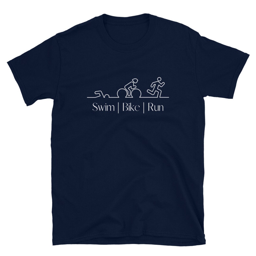 Triathlon Shirt Swim Bike Run Shirt Triathlon Gift Race Shirt Running
