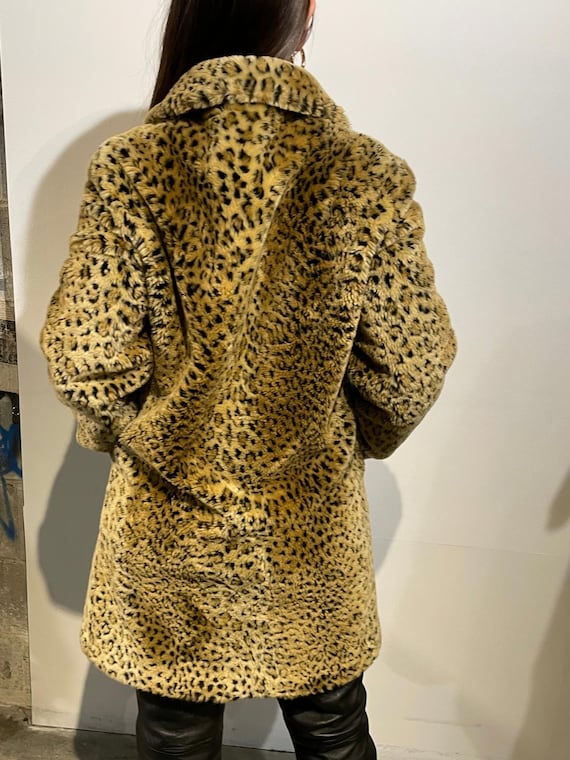 Y2K Leopard Print Coat - image 3