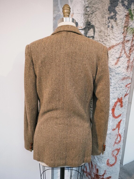 Houndstooth Blazer With Large Button - image 4