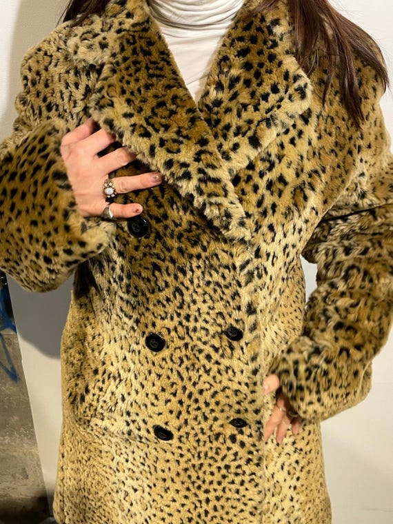 Y2K Leopard Print Coat - image 4