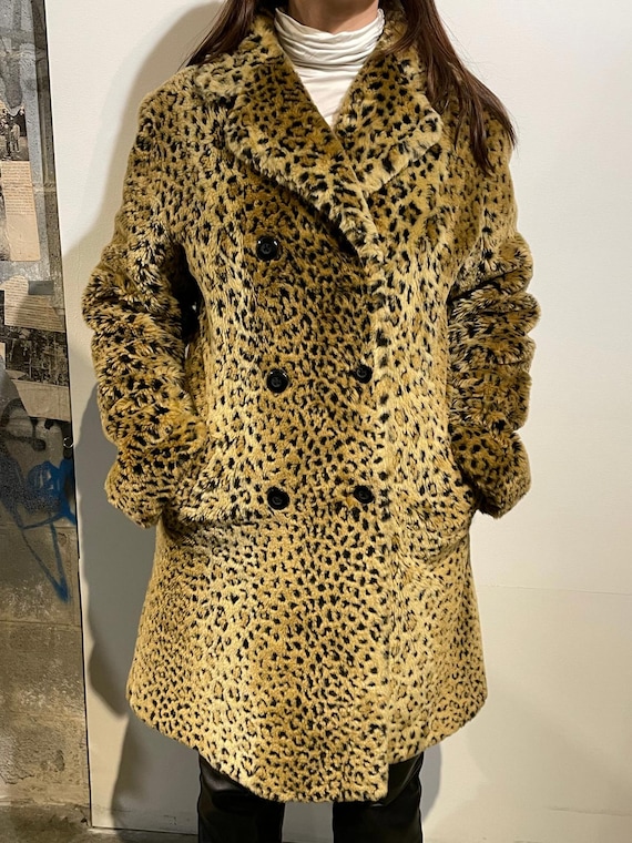 Y2K Leopard Print Coat - image 1