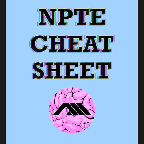 NPTE Guide to Tables PDF, Study Guide, Cheat Sheet, Physical Therapy