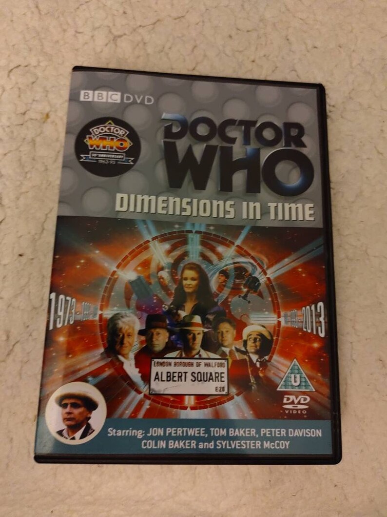 Doctor Who Dimensions in Time DVD Custom Cover and DVD Etsy