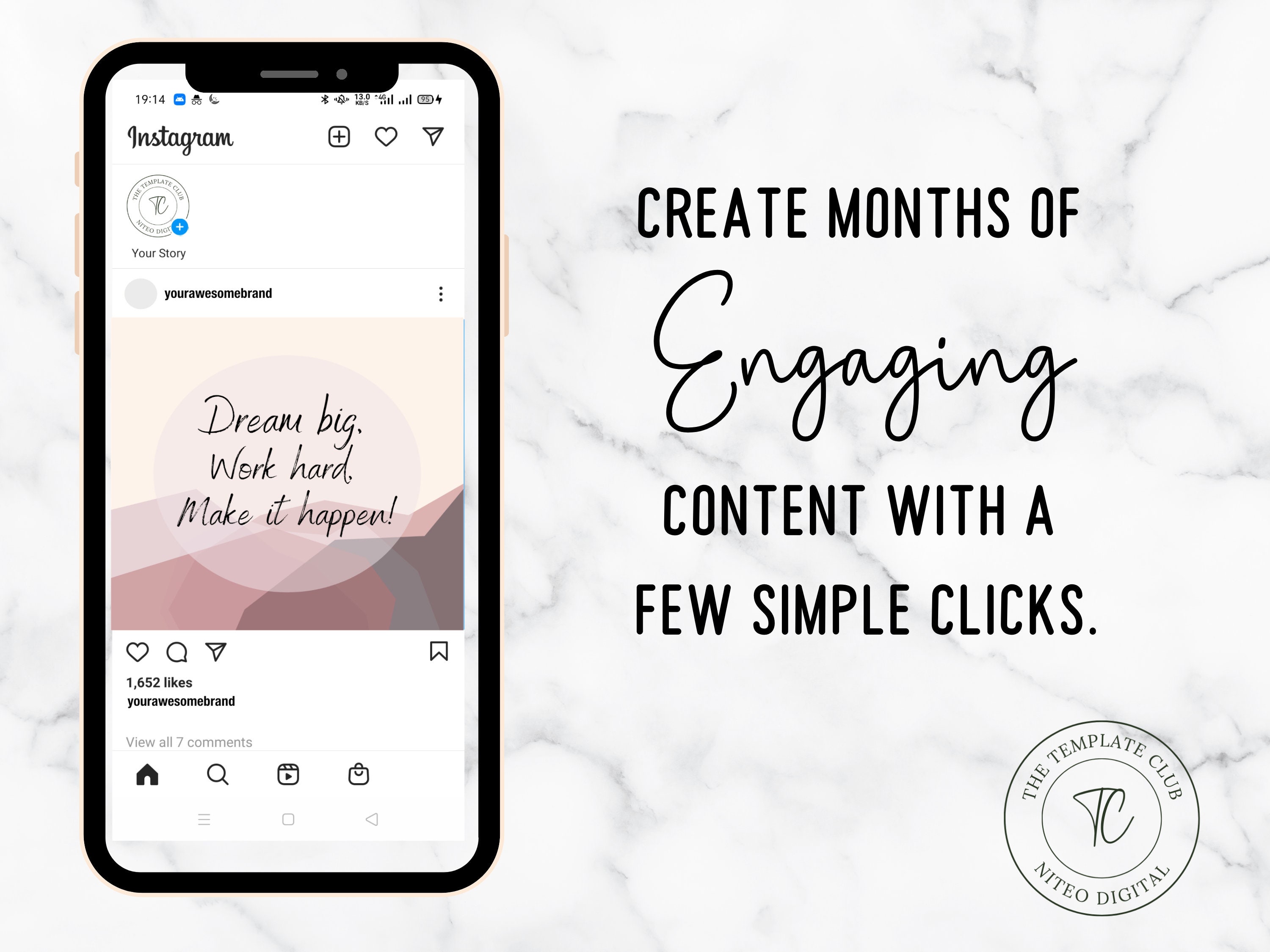 Virtual Assistant Instagram Post Templates Social Media Etsy