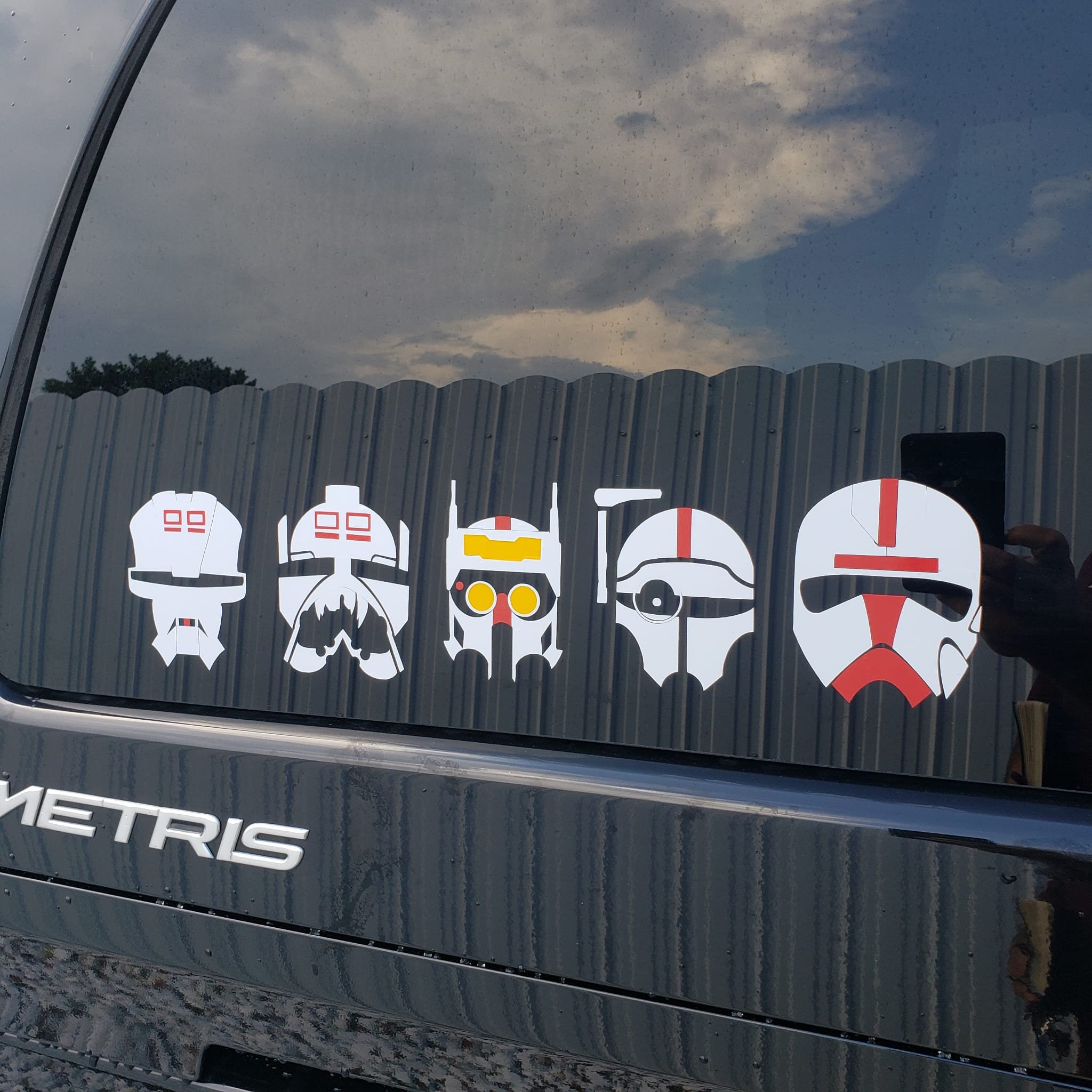 Star Wars the Bad Batch Car Decal Etsy