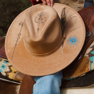 Sombrero Fedora navideño hecho a mano Tulum The Awakening