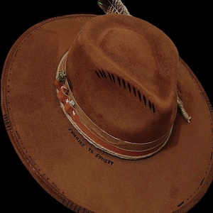 Quetzal Whispers Tulum Handmade Hat Fedora Christmas