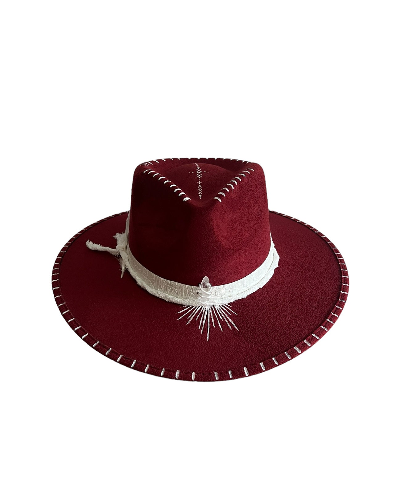 Grey Wide Brim Center-Dent Fedora - Silkstone