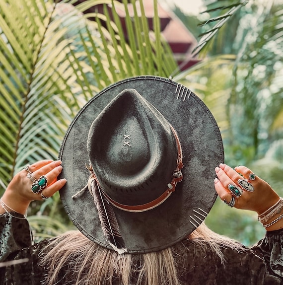 Rebirth Heaven Fedora Handmade Hat - Etsy UK display picture 2