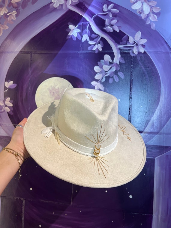 Golden Soul White Tulum Handmade Hat Fedora - Etsy Finland display picture 2