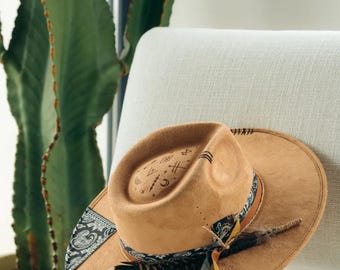 Sombrero fedora bohemio gitano