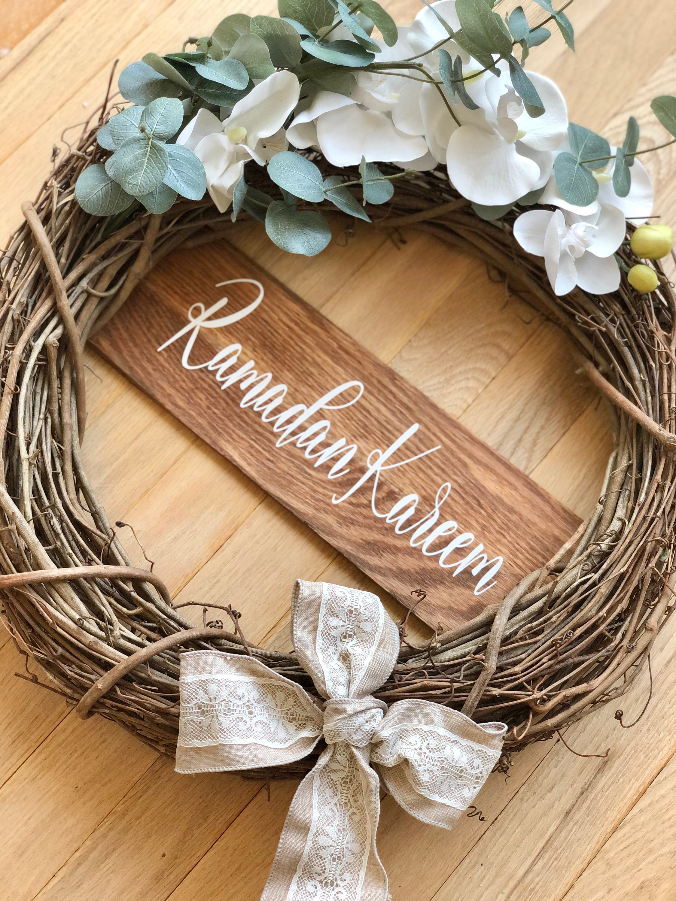 Ramadan Decor Ramadan Wreath Rustic Wreath Farmhouse Decor Etsy Canada