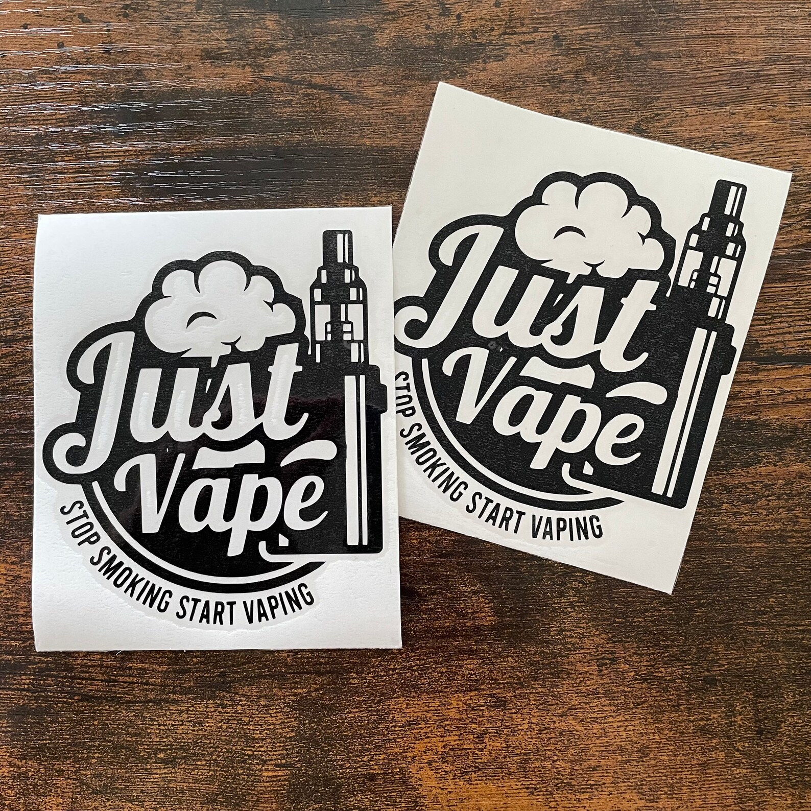 Just vape decal car decal Homemade Bumper sticker for Etsy