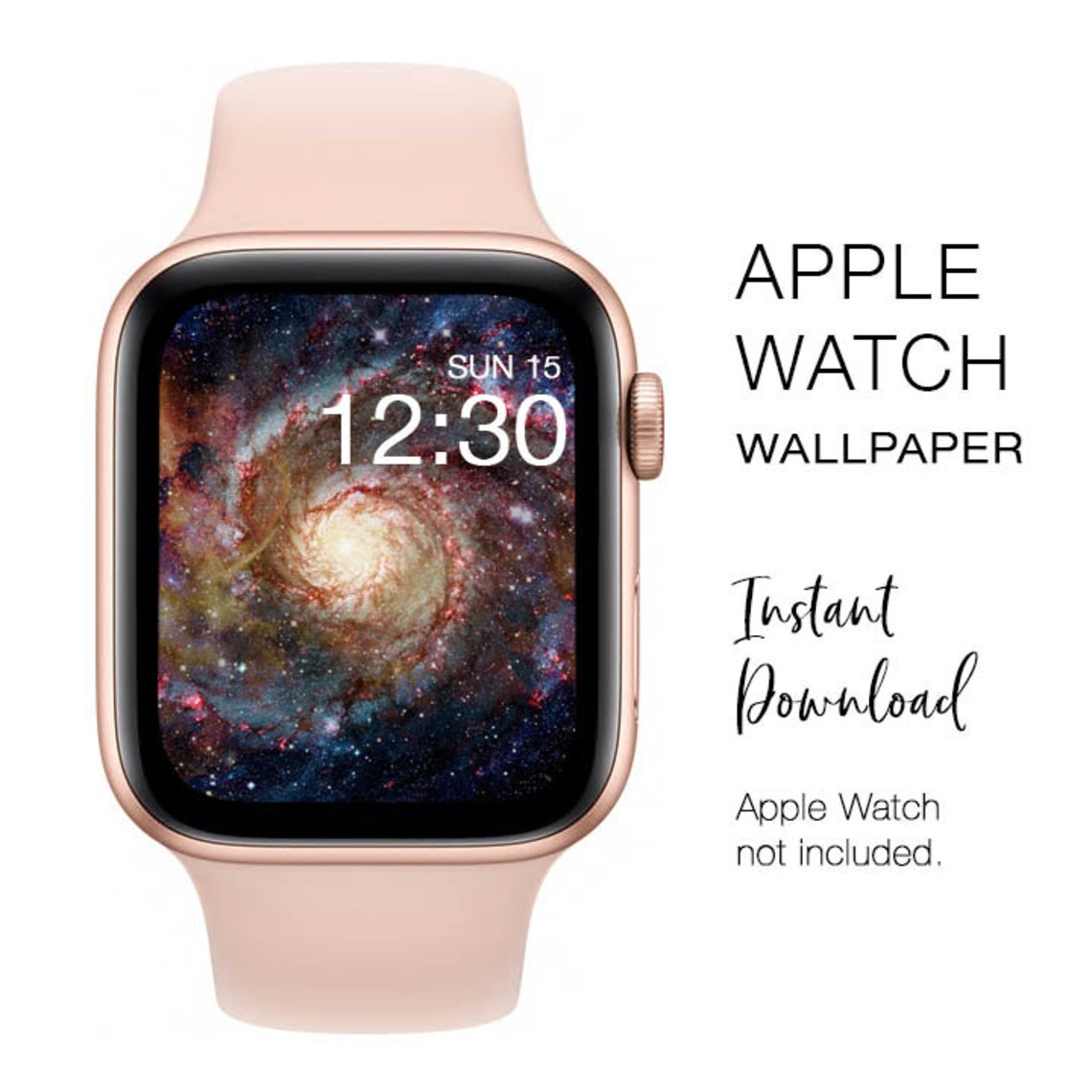Apple Watch WALLPAPER Galaxy Space Instant Download | Etsy