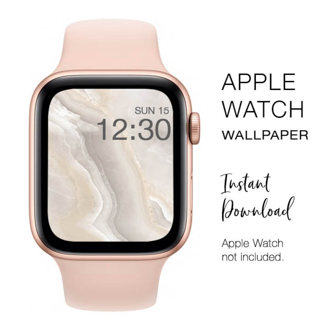 apple watch in sand